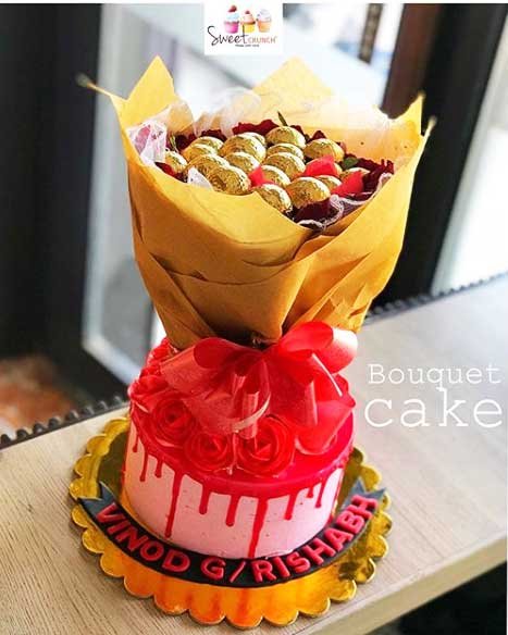 Deliver exquisite love shape red roses bouquet with choco truffle cake to  Pune Today, Free Shipping - PuneOnlineFlorists